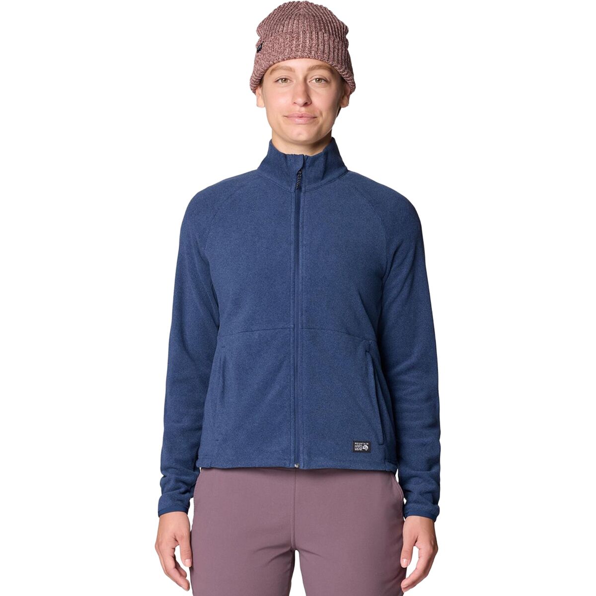 Image of Mountain Hardwear Oakoram Fleece Full-Zip Jacket - Women's Outer Dark Heather, L