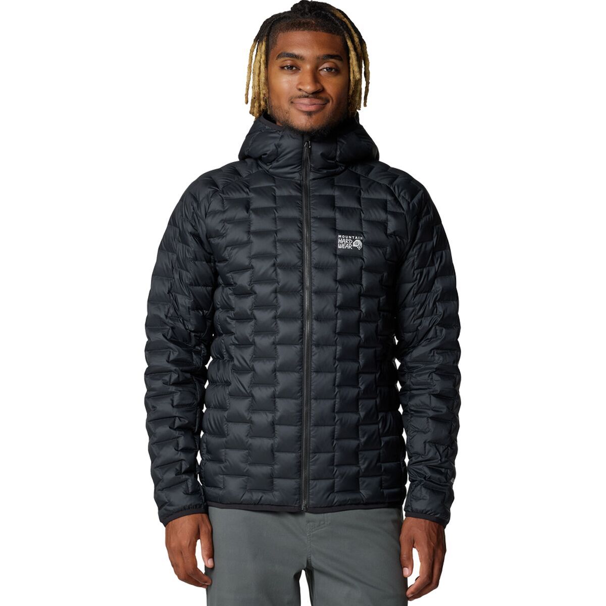 Image of Mountain Hardwear Temescalborz Down Hoodie - Men's Black, XL