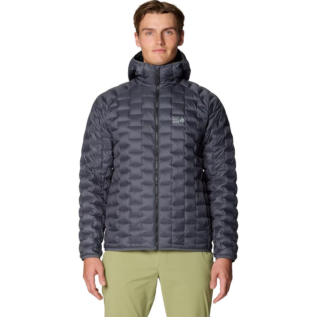 Image of Mountain Hardwear Temescalborz Down Hoodie - Men's Volcanic, L