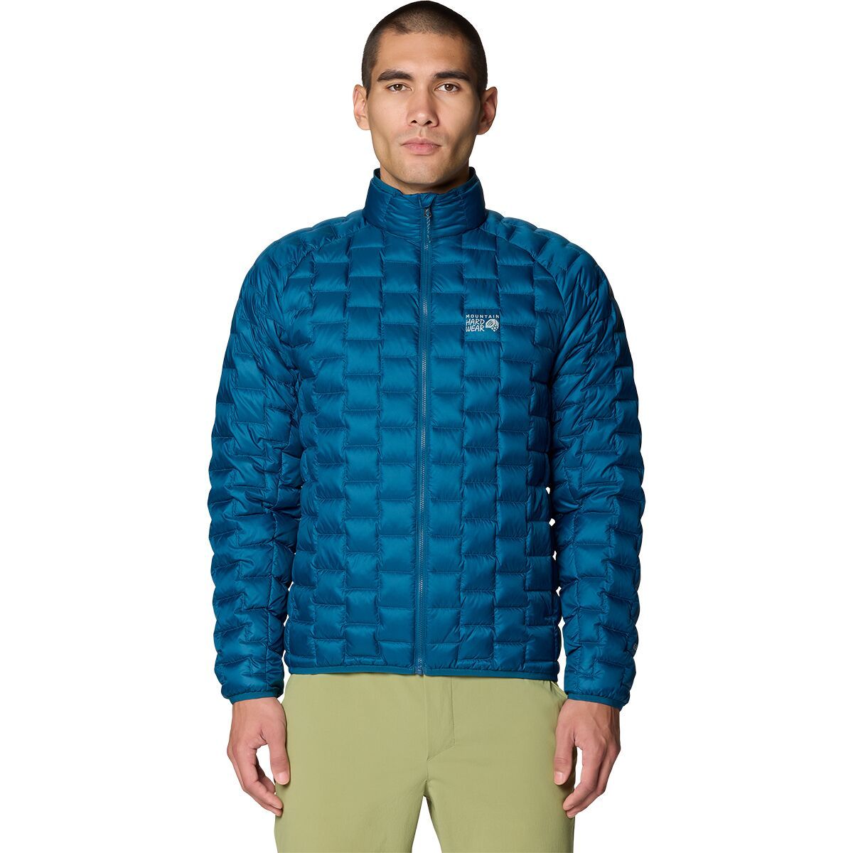 Image of Mountain Hardwear Temescalborz Down Jacket - Men's Dark Caspian, M