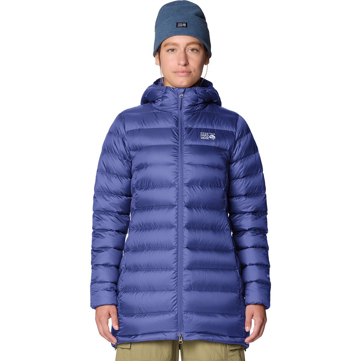Image of Mountain Hardwear Tiberondack Down Parka - Women's Lapis Dusk, L