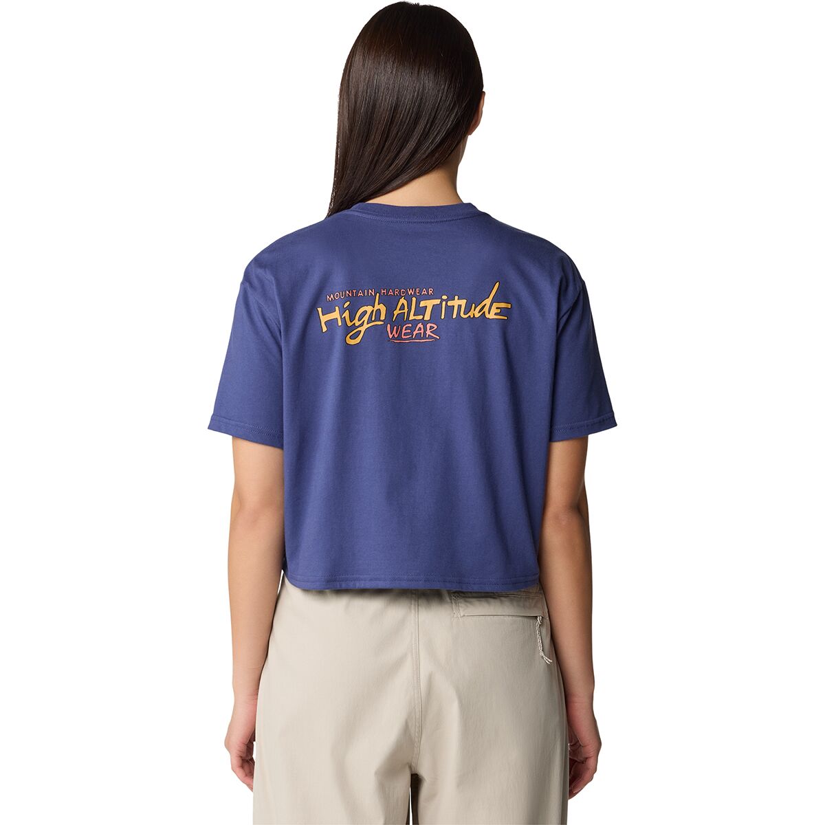 売れ筋商品|||マウンテンハードウェア カットソー トップス レディース High Altitude Boxy Crop Short-Sleeve Top - Women's Lapis Dusk Mountain Hardwear High Altitude Boxy Crop Short-Sleeve Top