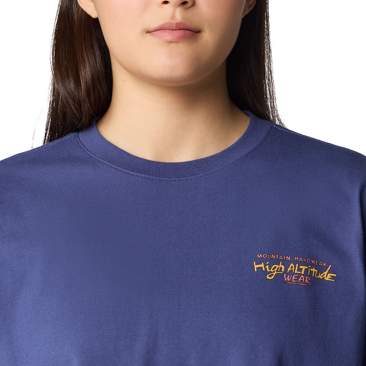 売れ筋商品|||マウンテンハードウェア カットソー トップス レディース High Altitude Boxy Crop Short-Sleeve Top - Women's Lapis Dusk Mountain Hardwear High Altitude Boxy Crop Short-Sleeve Top