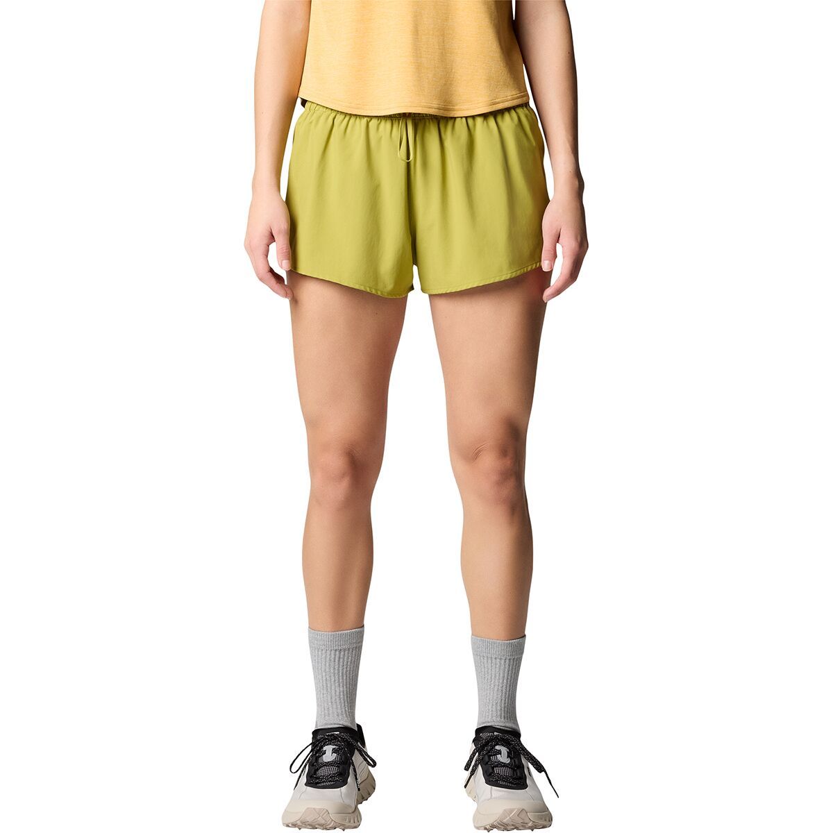 Image of Mountain Hardwear Shade Lite 4in Short - Women's Moon Moss, XL/Reg