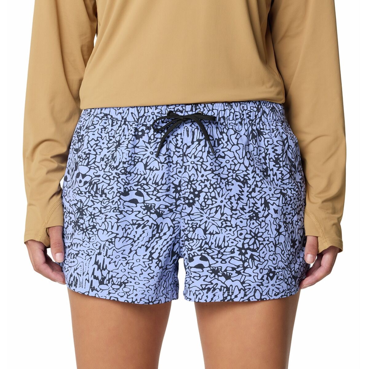 Image of Mountain Hardwear Stryder 3in Swim Short - Women's Light Illusion Forager Print, XL