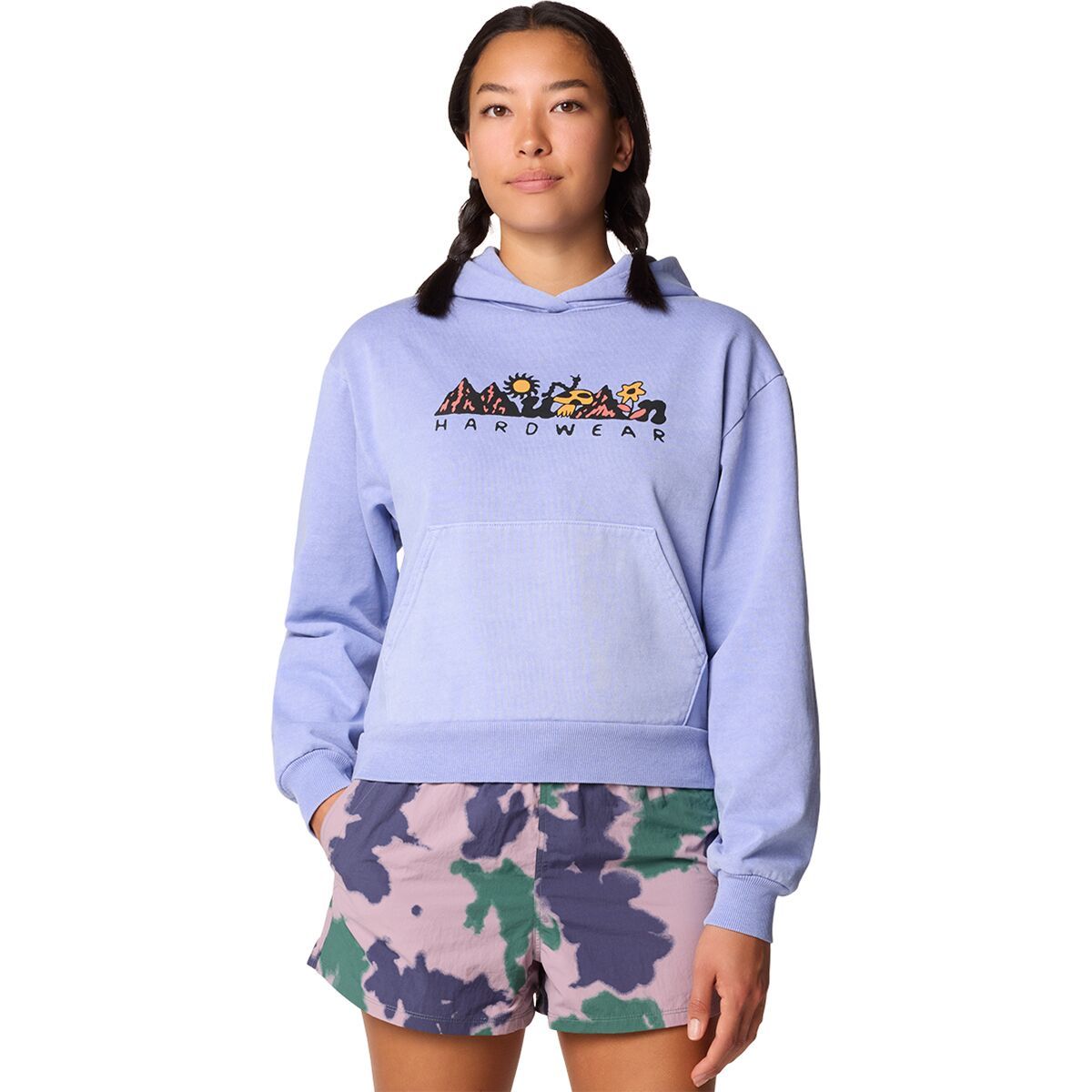 Image of Mountain Hardwear Sun Stash Collab Crop Hoodie - Women's Light Illusion, L