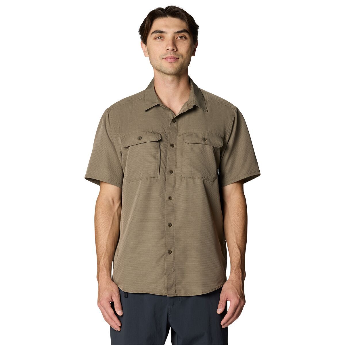 Image of Mountain Hardwear Canyon Short-Sleeve Shirt - Men's Tierra, L