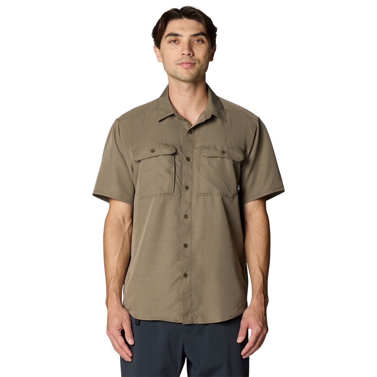 Image of Mountain Hardwear Canyon Short-Sleeve Shirt - Men's Tierra, S