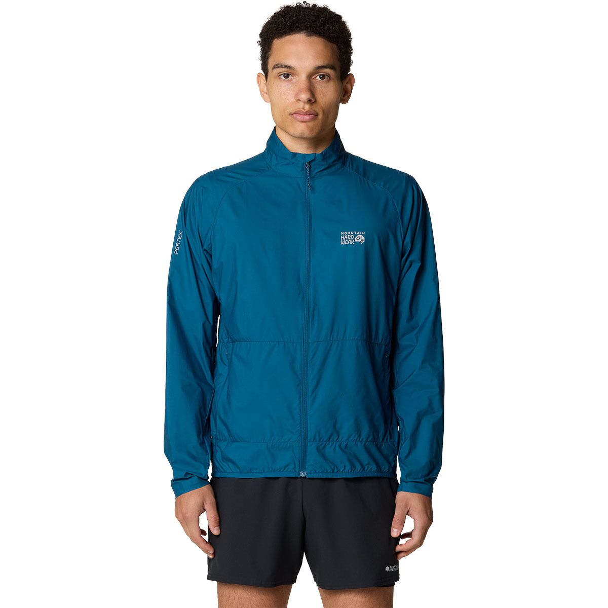 Image of Mountain Hardwear Kor AirShell Full-Zip Jacket - Men's Dark Caspian, S