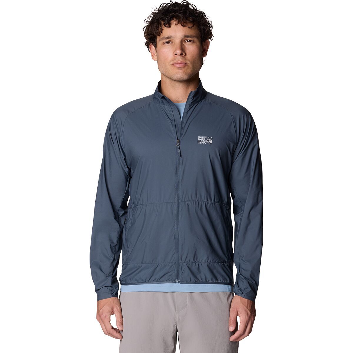 Image of Mountain Hardwear Kor AirShell Full-Zip Jacket - Men's Moon Blue, XXL
