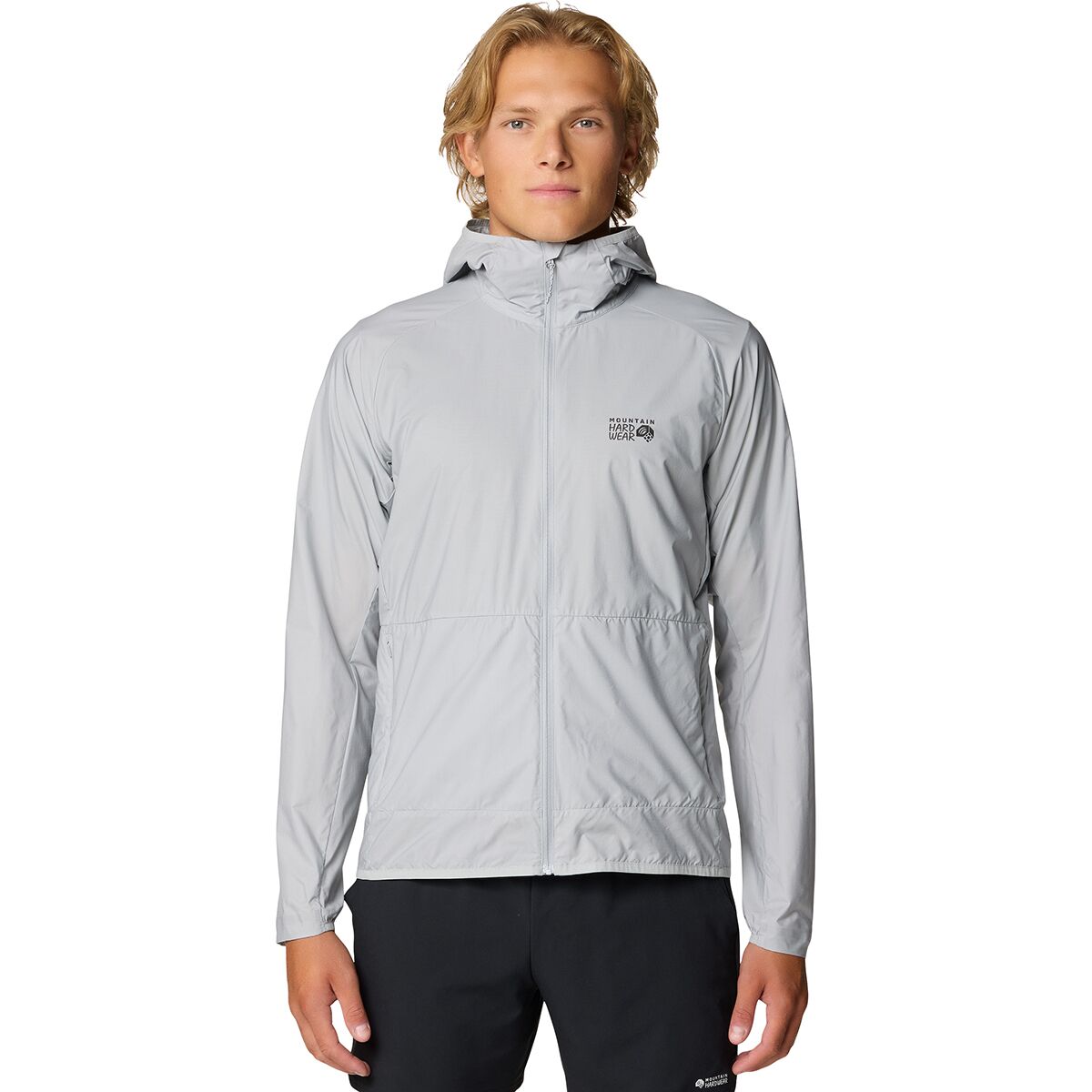 Image of Mountain Hardwear Kor AirShell Hoodie - Men's Glacial, S