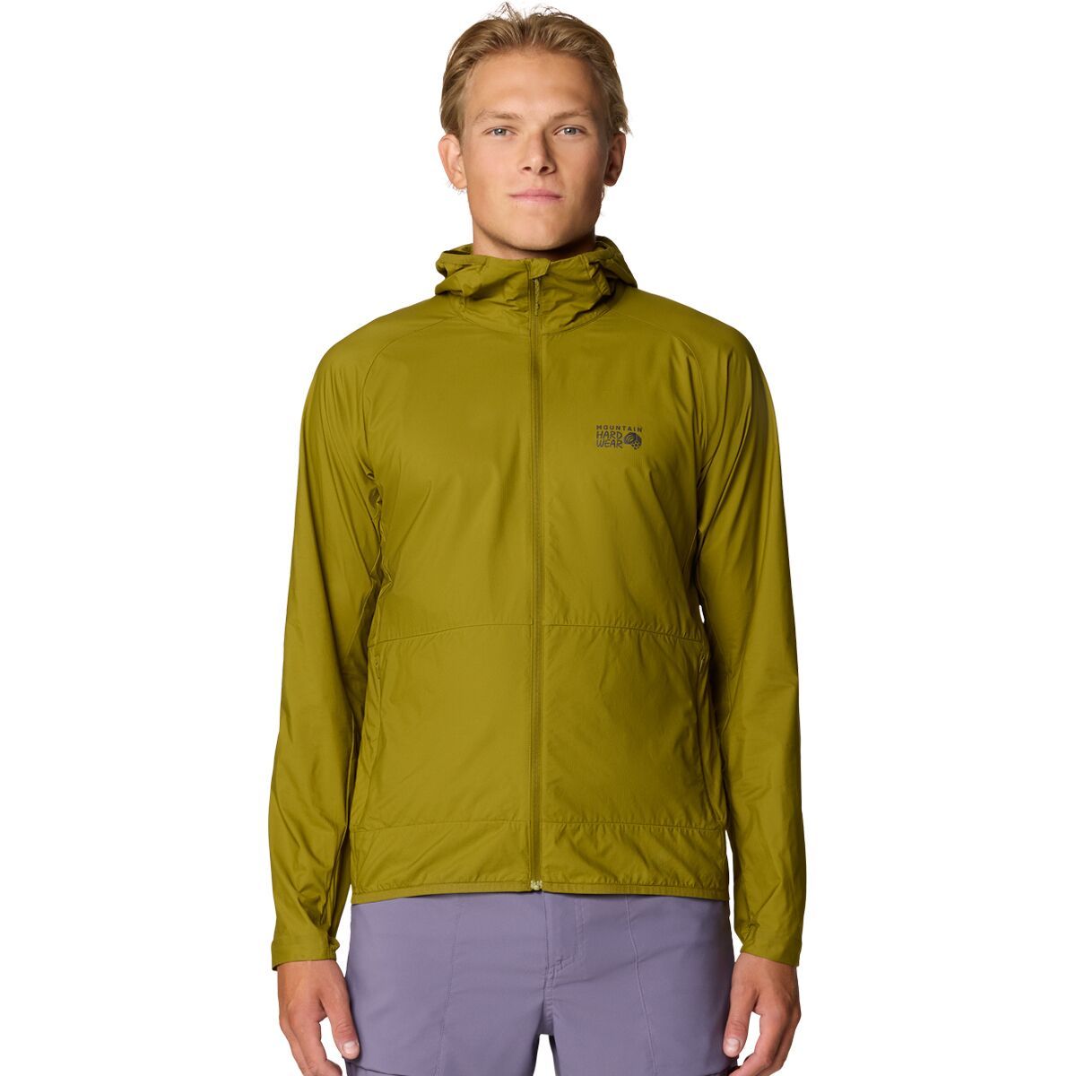 Image of Mountain Hardwear Kor AirShell Hoodie - Men's Vetiver, XXL