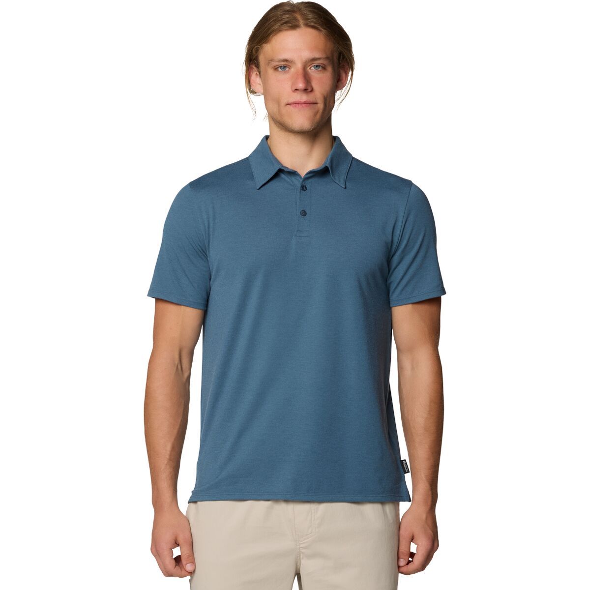 Mountain Hardwear Low Exposure Polo Shirt - Men's Moon Blue, XL