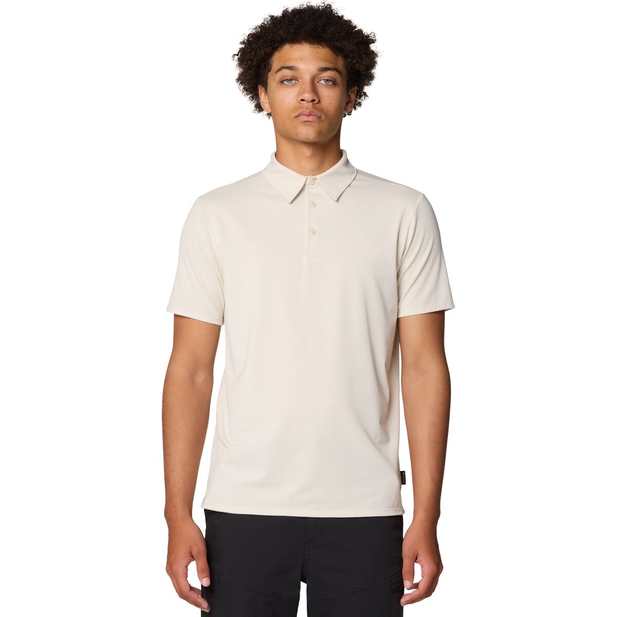 Image of Mountain Hardwear Low Exposure Polo Shirt - Men's Wild Oyster, XXL