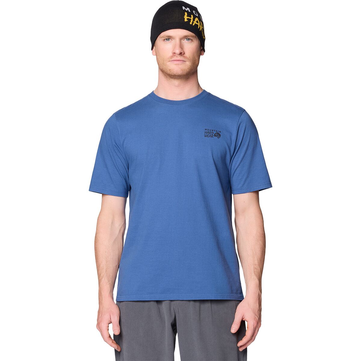 Image of Mountain Hardwear MHW Box Logo Short-Sleeve Shirt - Men's Better Blue, S