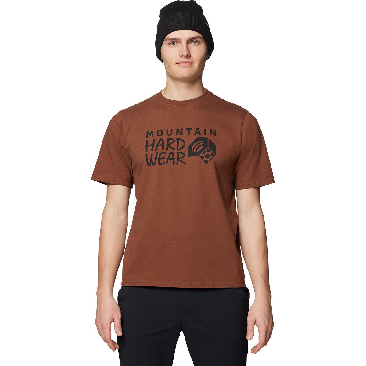 Image of Mountain Hardwear MHW Logo Short-Sleeve T-Shirt - Men's Cocoa Brown, L