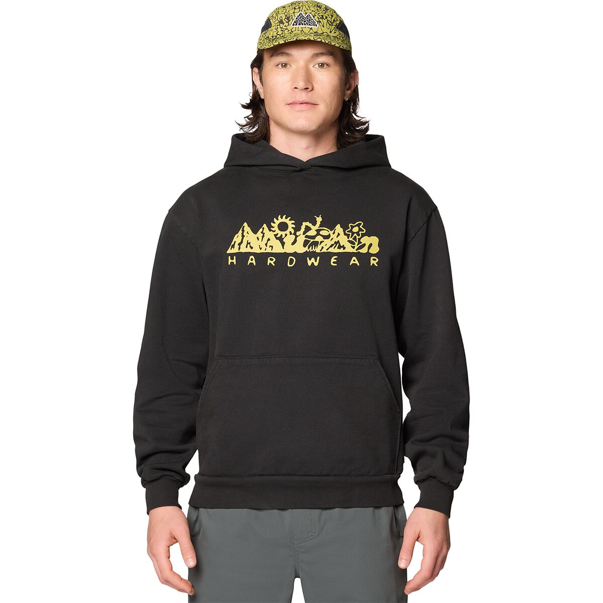 Image of Mountain Hardwear MHW Mountains Collab Hoodie - Men's Stealth Grey, L