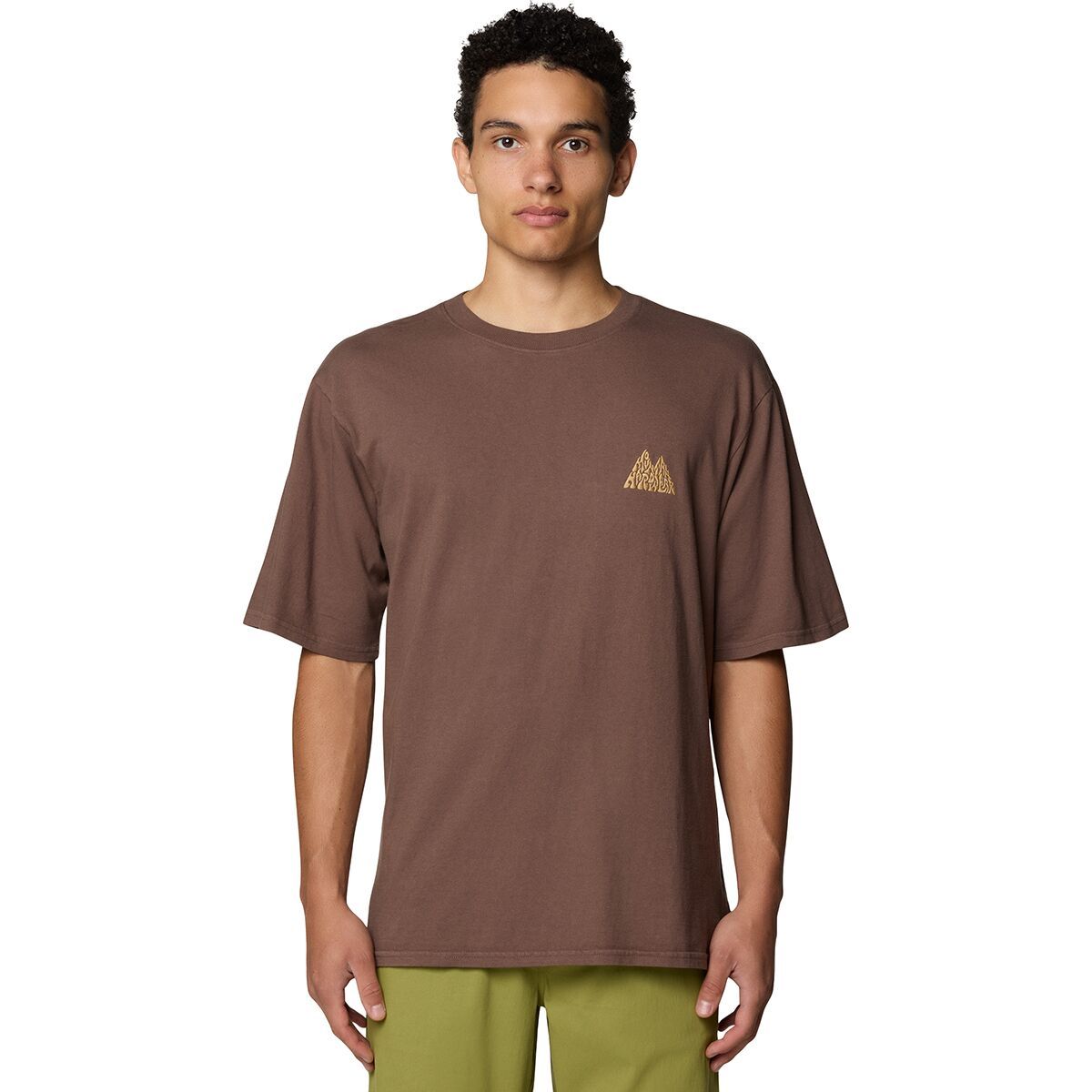 Image of Mountain Hardwear MHW Mountains Collab Short-Sleeve Shirt - Men's Carob, L