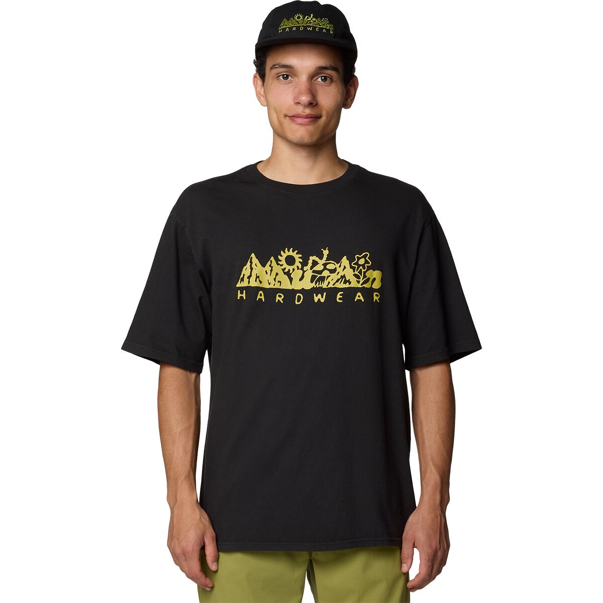 Image of Mountain Hardwear MHW Sun Stash Collab Short-Sleeve Shirt - Men's Stealth Grey, XL