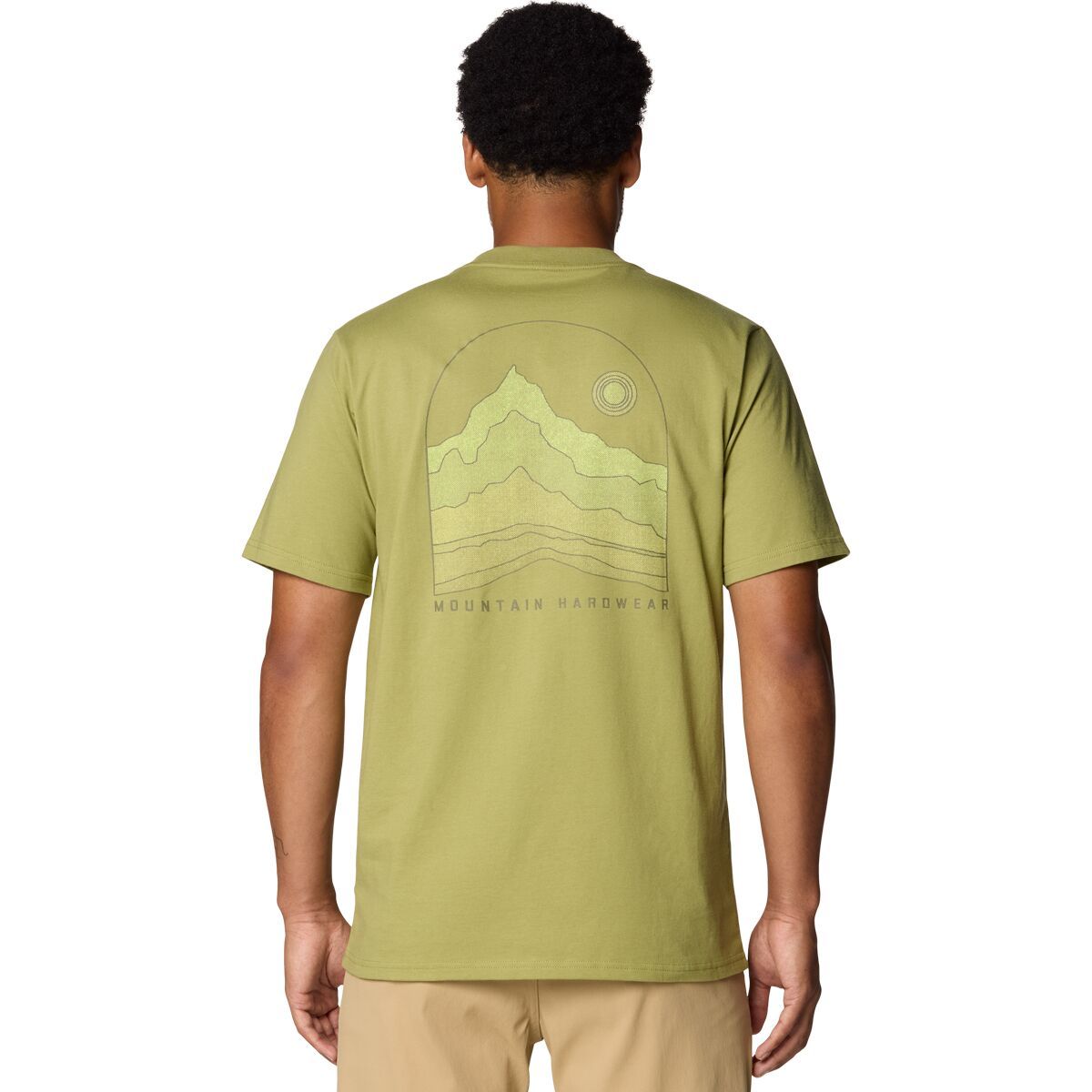 Mountain Hardwear Mountain Sunset Short-Sleeve T-Shirt - Men's Fatigue Green, XL