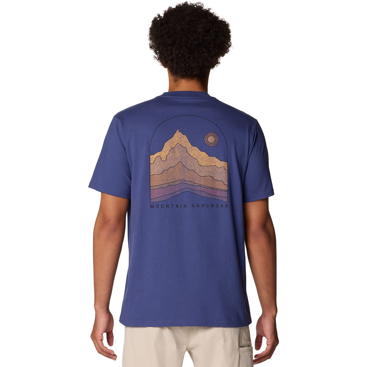 Image of Mountain Hardwear Mountain Sunset Short-Sleeve T-Shirt - Men's Lapis Dusk, XL