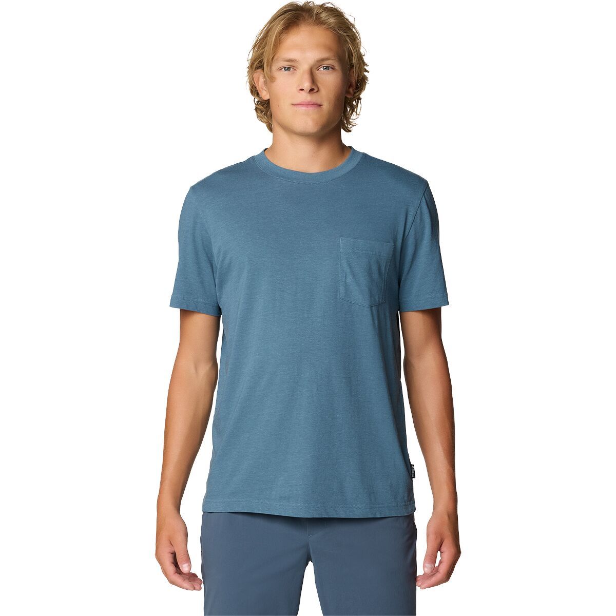 Image of Mountain Hardwear On Edge Short-Sleeve T-Shirt - Men's Adriatic Blue, XXL