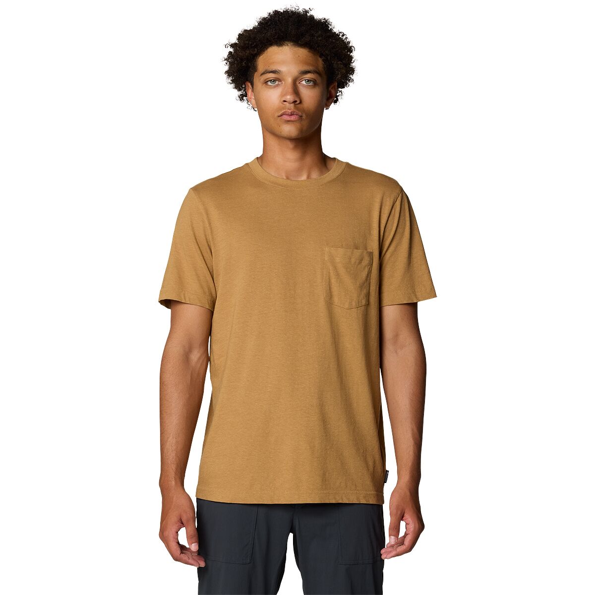 Image of Mountain Hardwear On Edge Short-Sleeve T-Shirt - Men's Buck, L