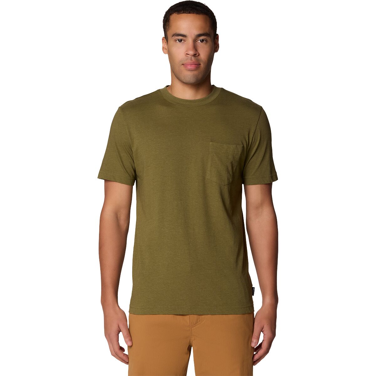 Image of Mountain Hardwear On Edge Short-Sleeve T-Shirt - Men's Combat Green, S