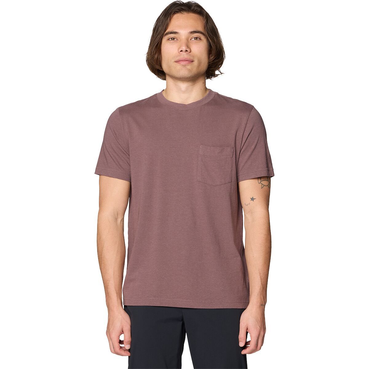 Image of Mountain Hardwear On Edge Short-Sleeve T-Shirt - Men's Warm Ash, S