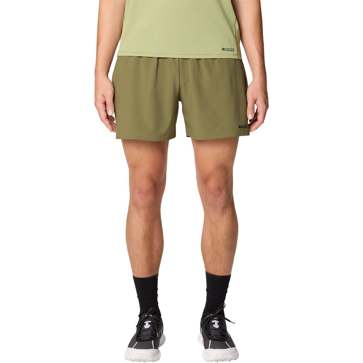 Image of Mountain Hardwear Shade Lite 5in Short - Men's Combat Green, S