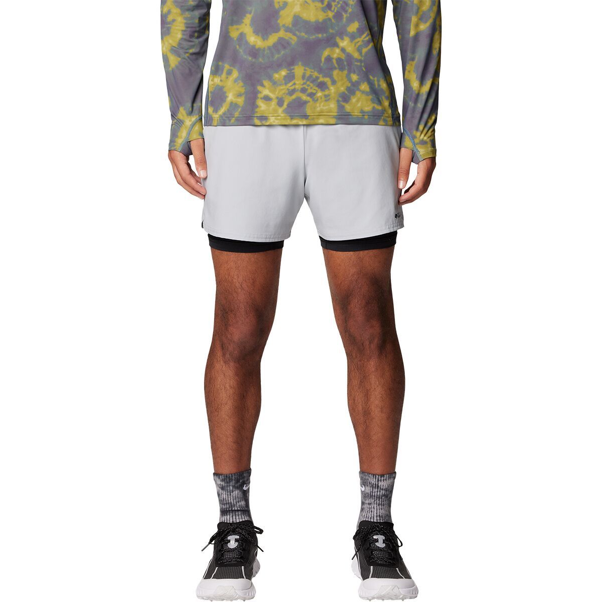 Image of Mountain Hardwear Shade Lite 5in Short - Men's Glacial, XL