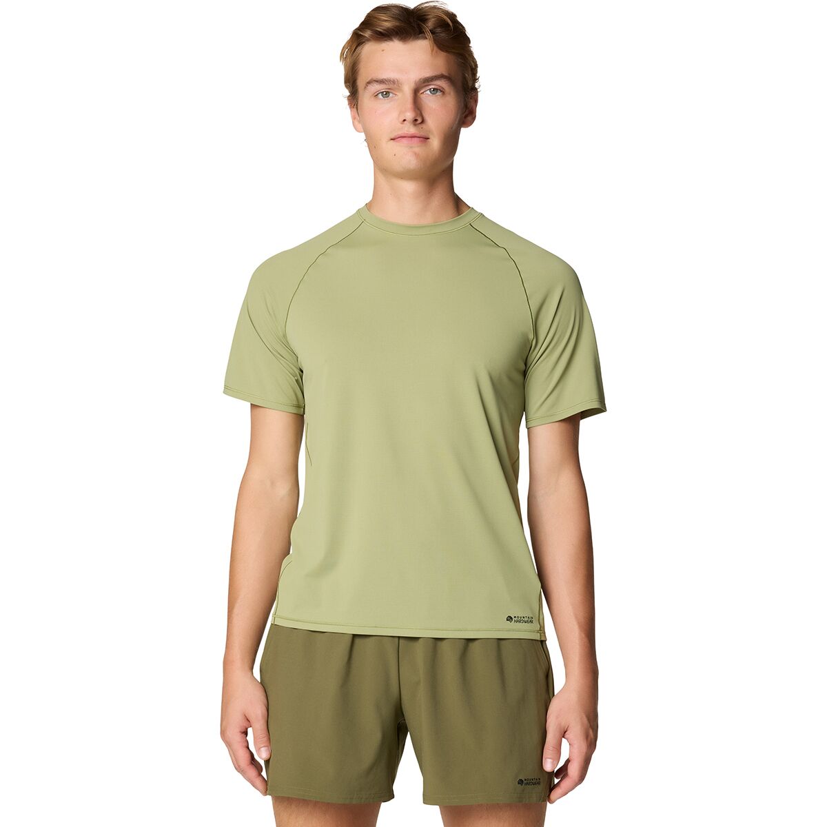 Image of Mountain Hardwear SplitSecond Short-Sleeve Shirt - Men's Light Cactus, M