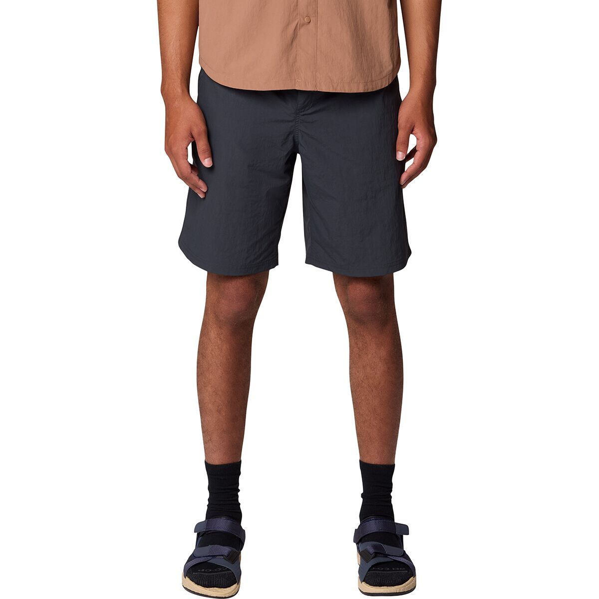 Image of Mountain Hardwear Stryder 7in Belted Short - Men's Dark Storm, S