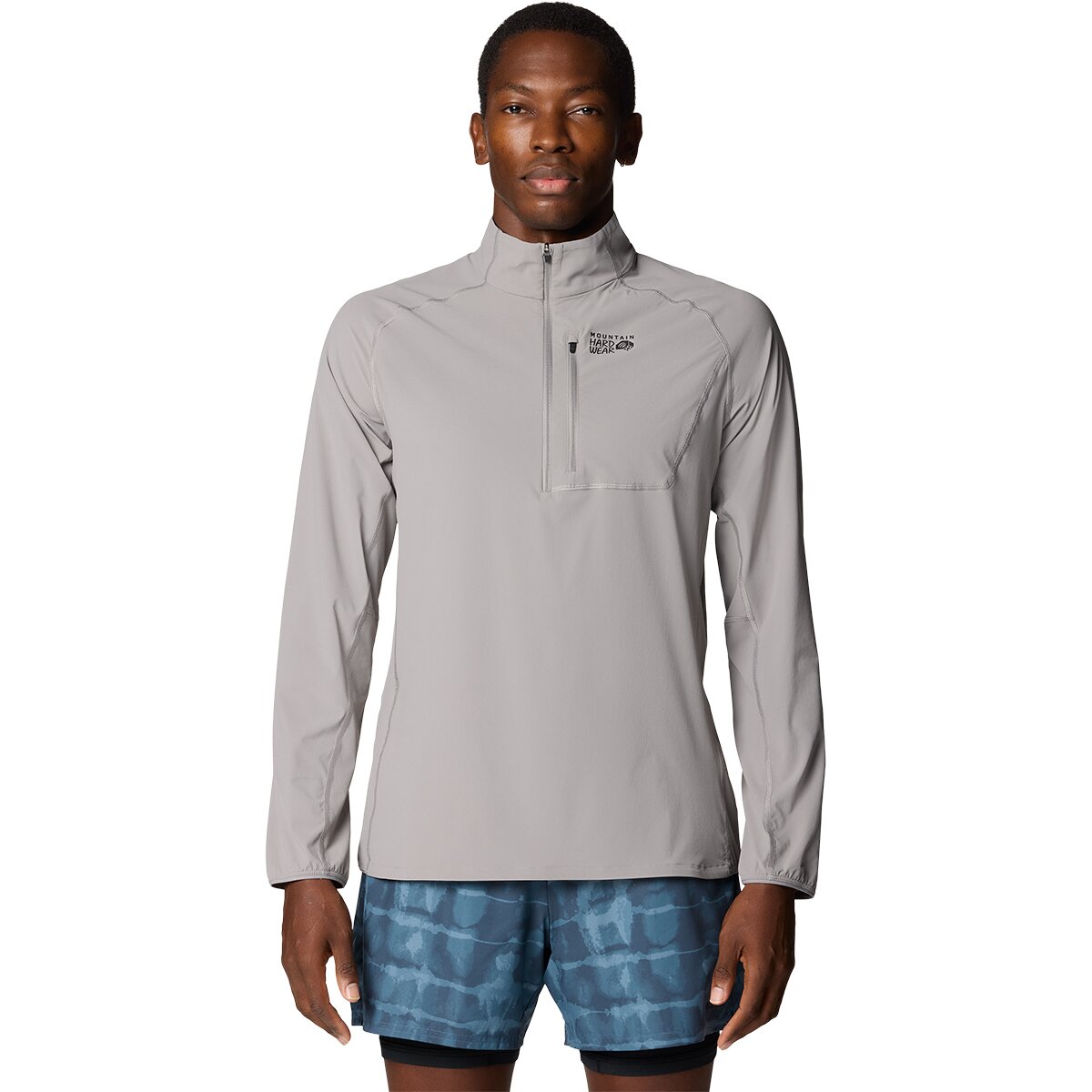 Image of Mountain Hardwear Sunshield 1/2-Zip Top - Men's Approaching Storm, XXL