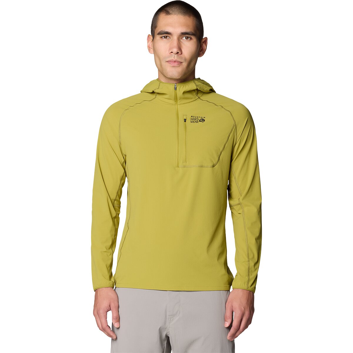 Image of Mountain Hardwear Sunshield Hoodie - Men's Bright Fatigue, XXL