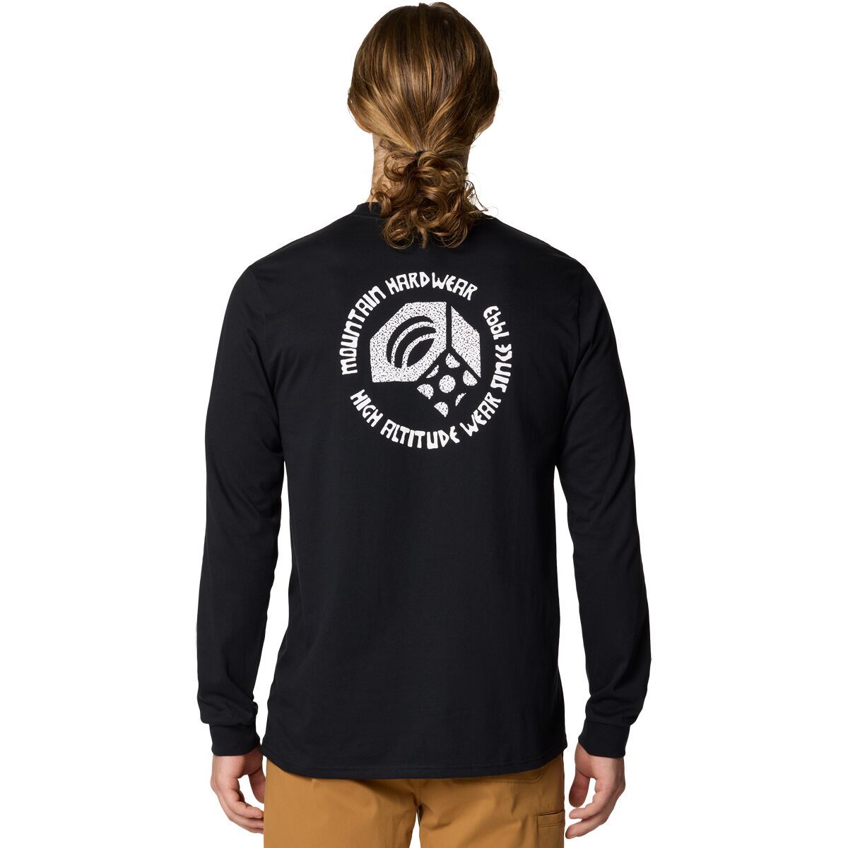 Image of Mountain Hardwear Tri-Color Bolt Long-Sleeve Shirt - Men's Black, S