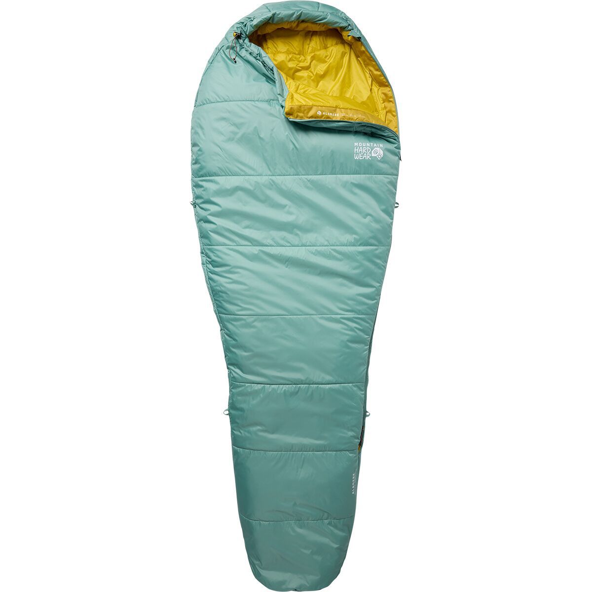 Image of Mountain Hardwear Alamere Sleeping Bag: 20F Synthetic Lichen Green, Long/Left Zip