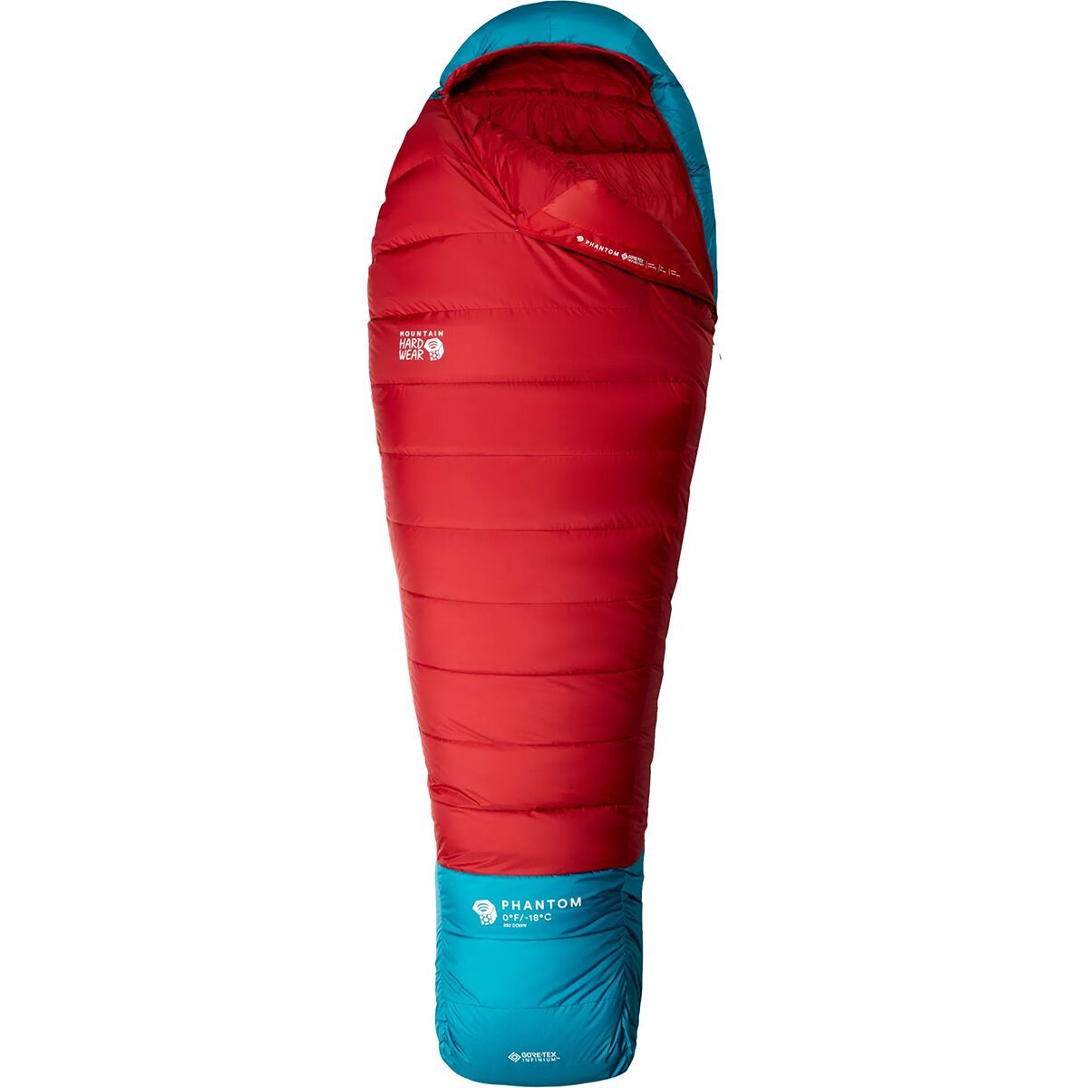 Image of Mountain Hardwear Phantom GORE-TEX Sleeping Bag: -40F Down Alpine Red, REGxLH
