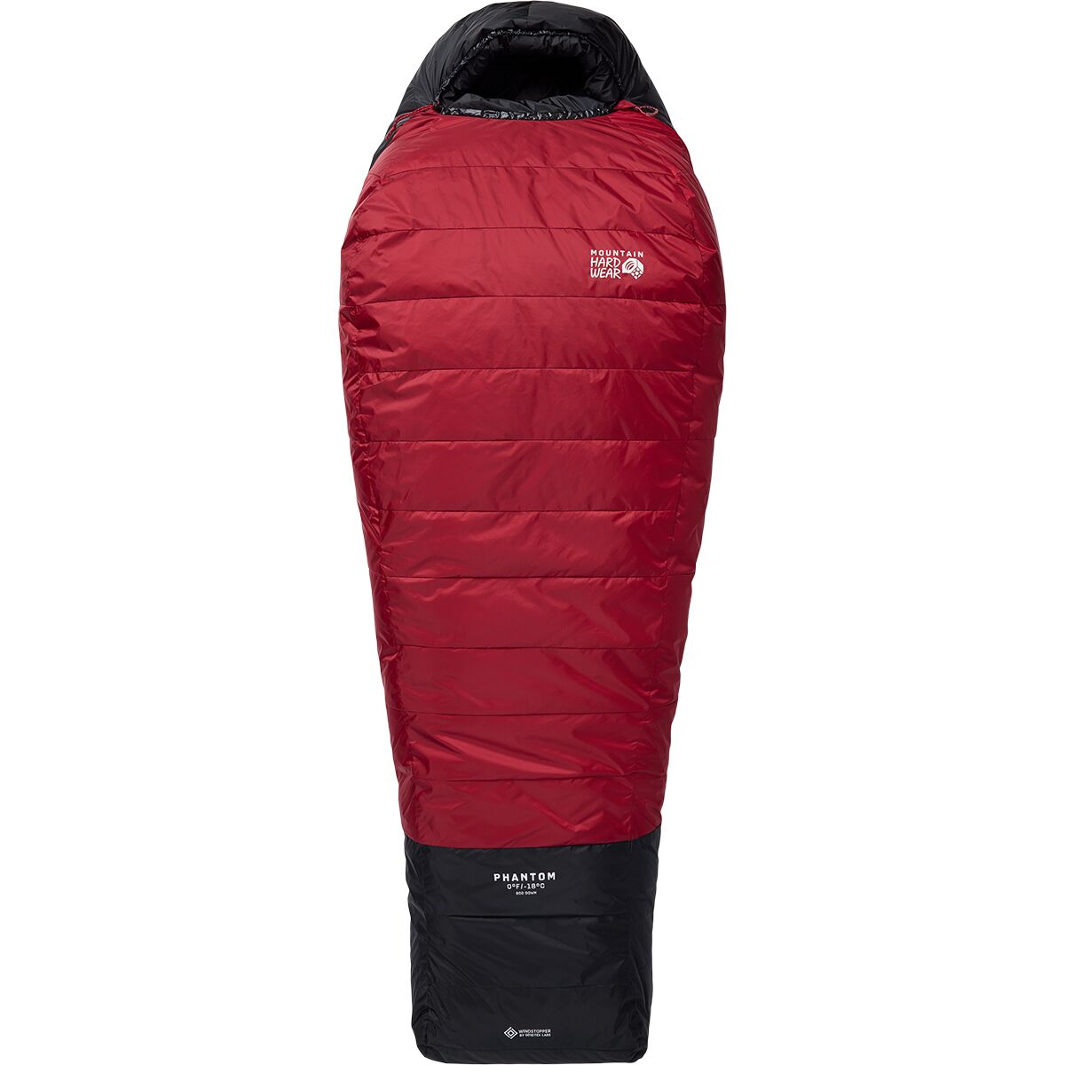 Image of Mountain Hardwear Phantom GORE-TEX Sleeping Bag: 0F Down Alpine Red, REGxLH