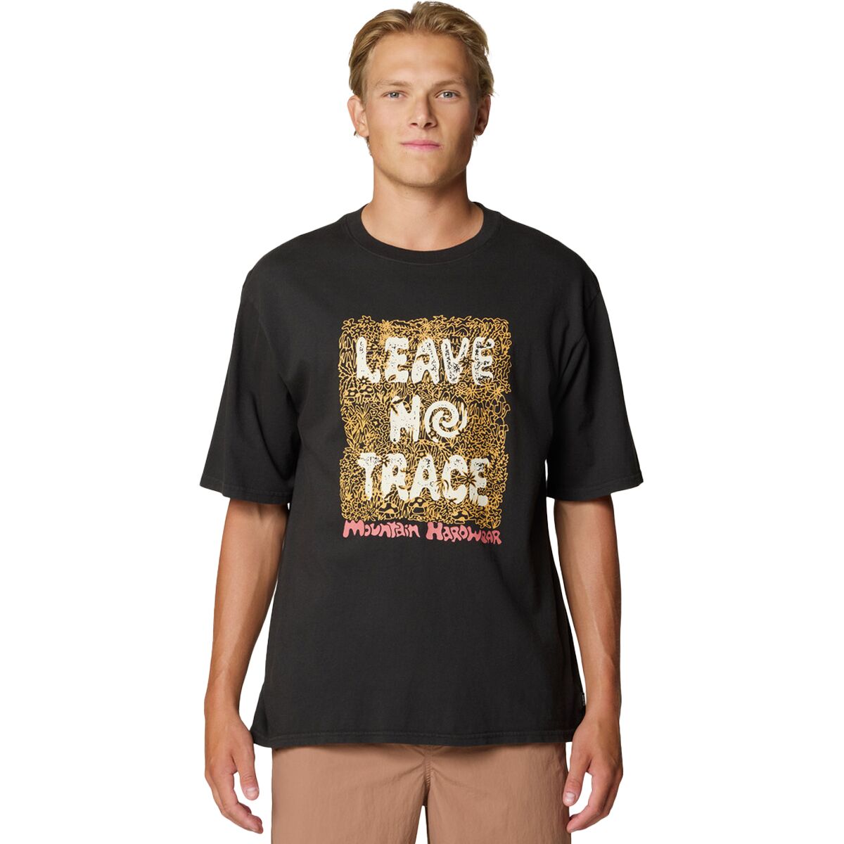 Image of Mountain Hardwear Extra Vitamins x Leave No Trace Short-Sleeve T-Shirt - Men's Stealth Grey, M