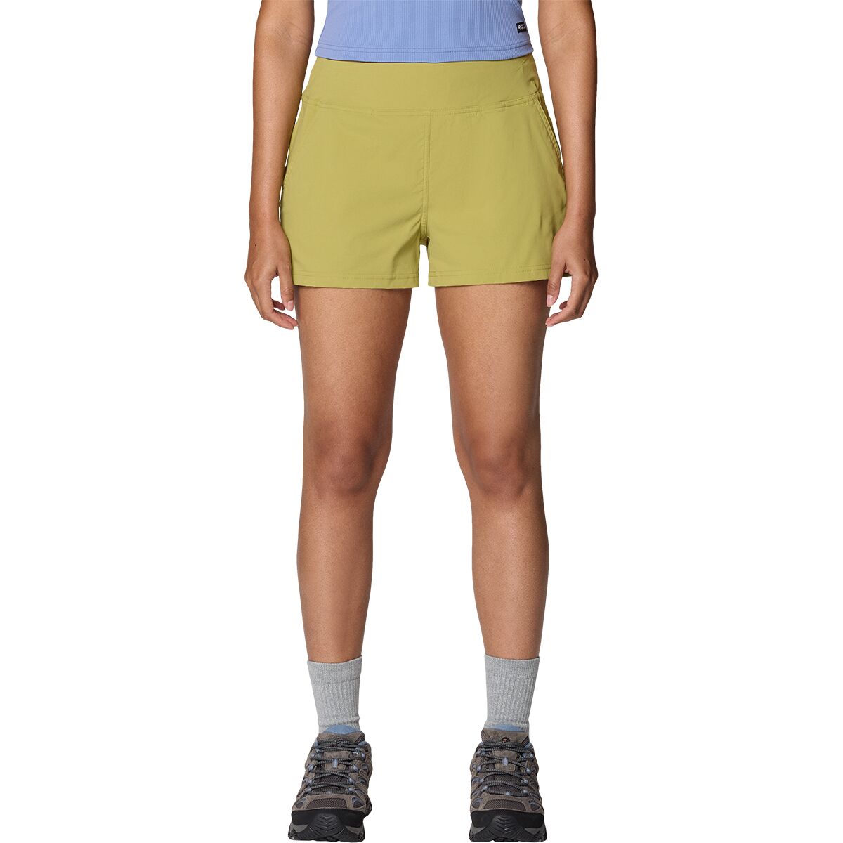 Image of Mountain Hardwear Dynama 3in Short - Women's Bright Fatigue, XL