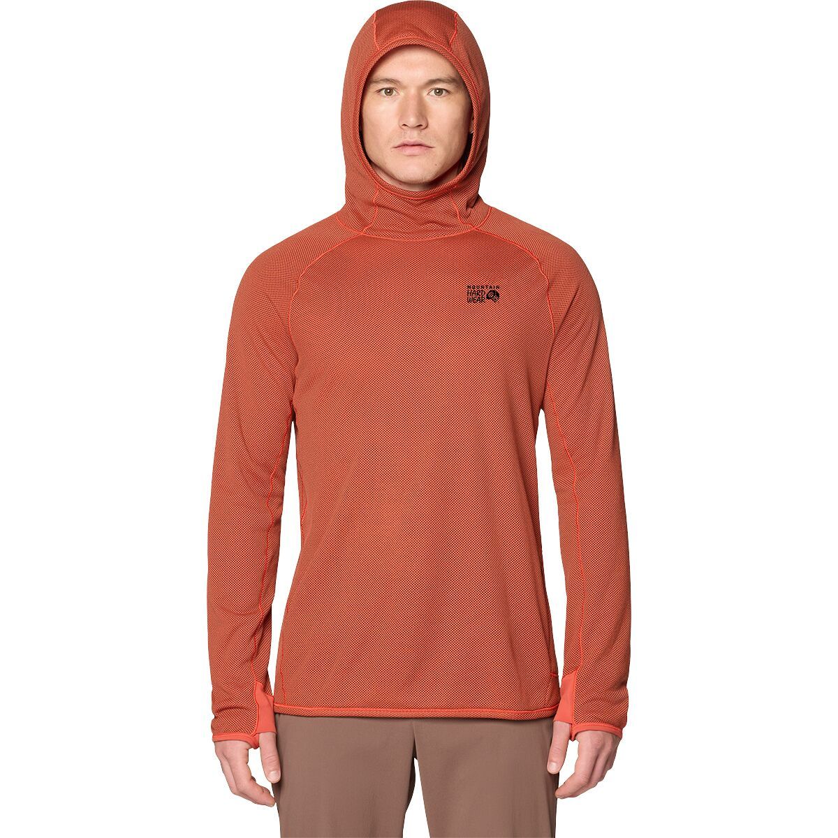 Image of Mountain Hardwear AirMesh Long-Sleeve Hoodie - Men's Aspect, XXL