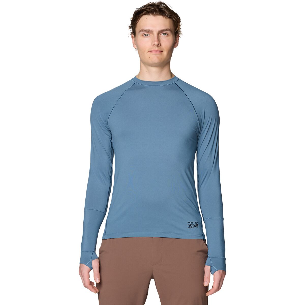 Image of Mountain Hardwear Butter Up Long-Sleeve Shirt - Men's Adriatic Blue, XL
