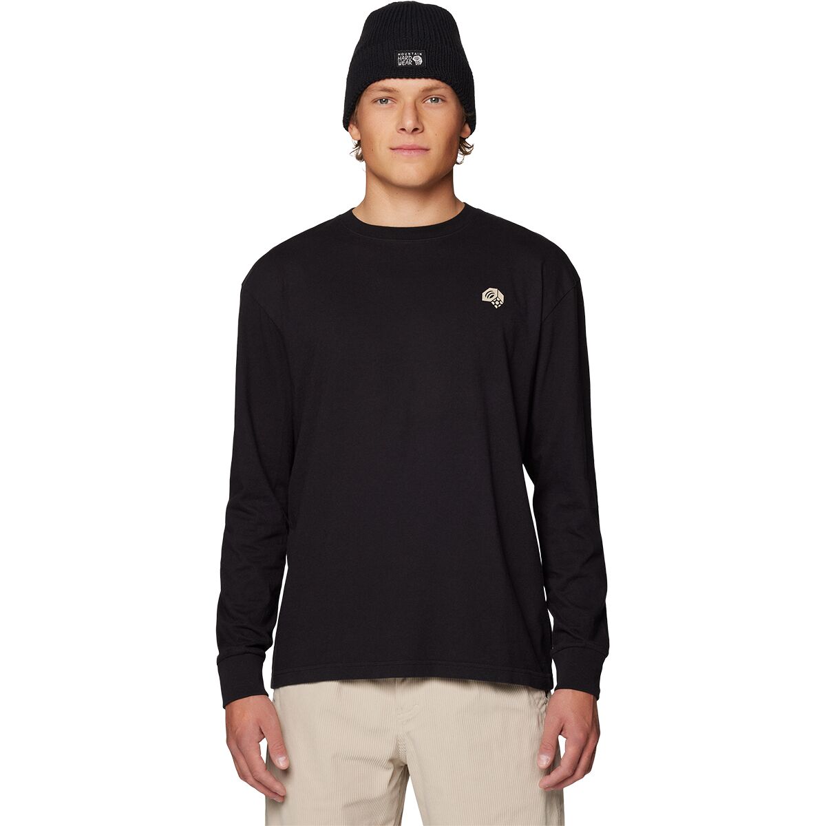 Image of Mountain Hardwear Rig Graphic Relaxed Long-Sleeve T-Shirt - Men's Black, S