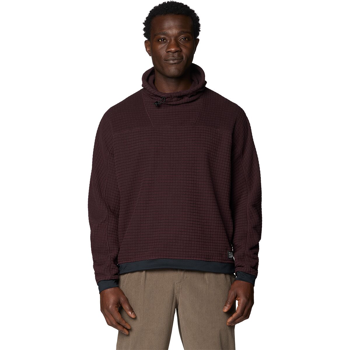 Image of Mountain Hardwear Summit Grid Big Grid Hooded Jacket - Men's Deep Mulberry, L