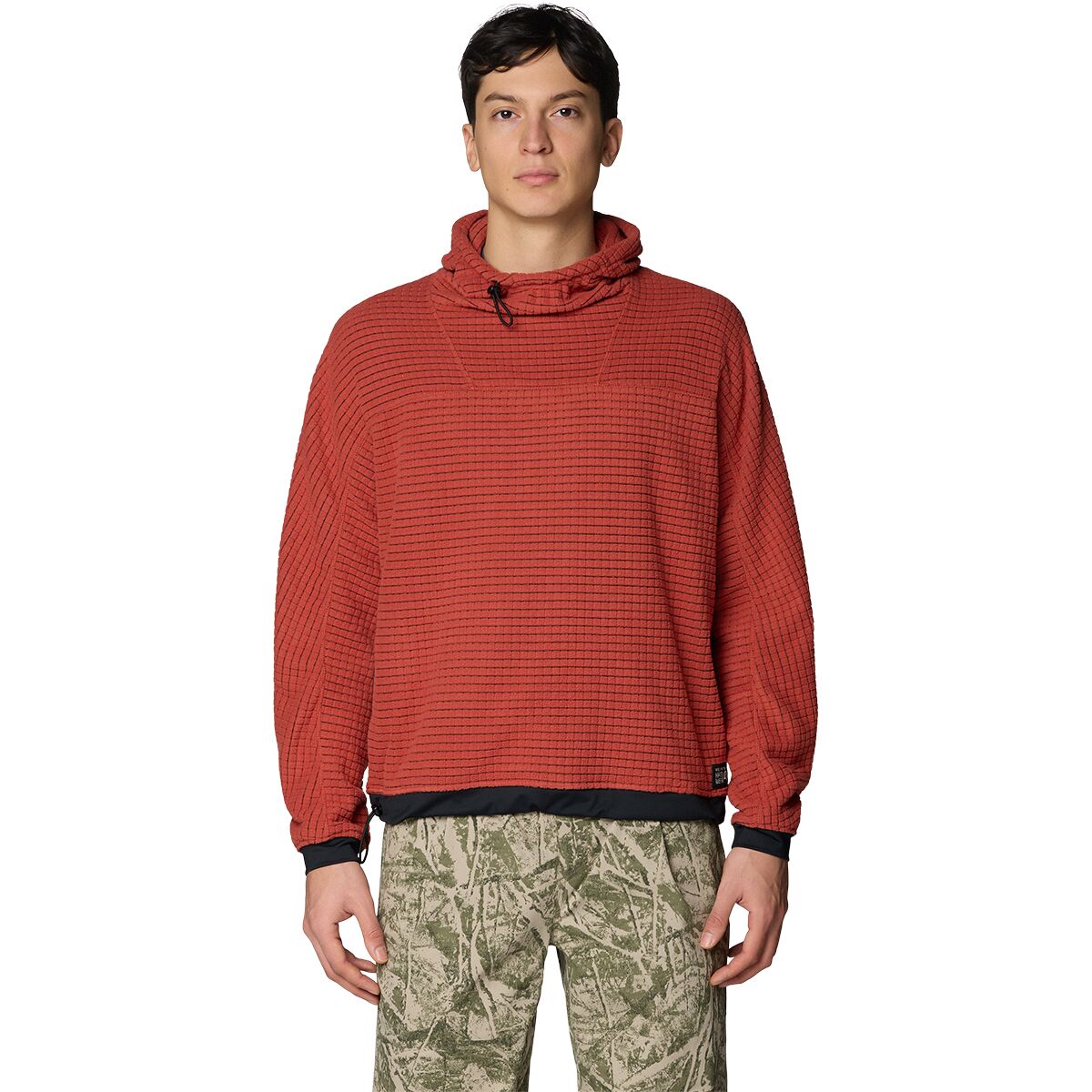 Image of Mountain Hardwear Summit Grid Big Grid Hooded Jacket - Men's Mars Red, L