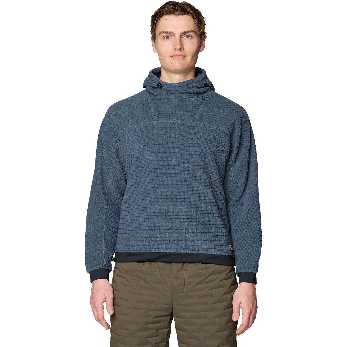 Image of Mountain Hardwear Summit Grid Big Grid Hooded Jacket - Men's Moon Blue, M