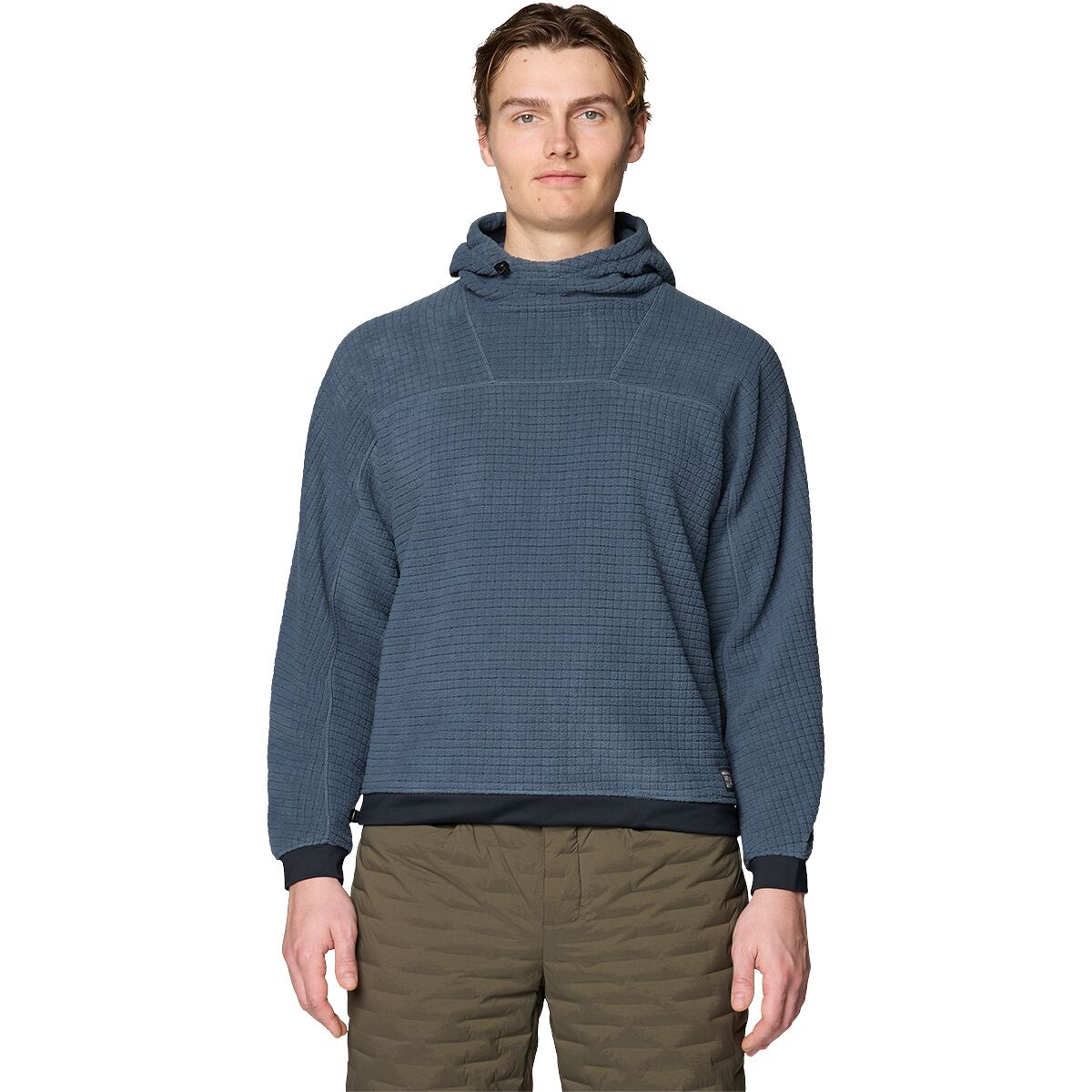 Image of Mountain Hardwear Summit Grid Big Grid Hooded Jacket - Men's Moon Blue, S