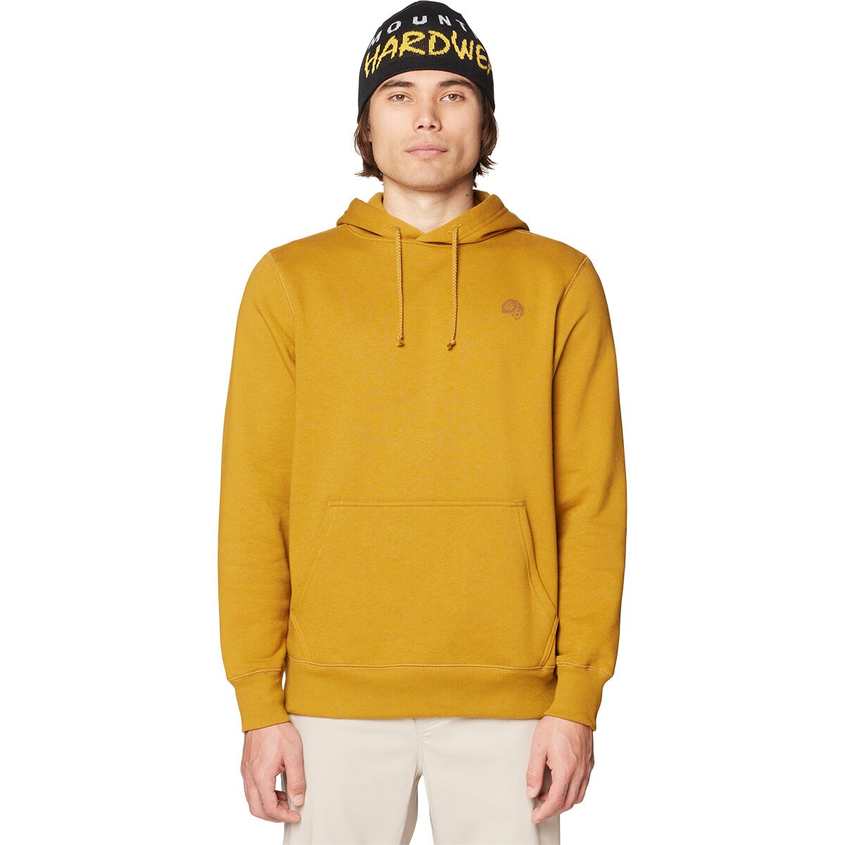 Image of Mountain Hardwear Tri-Color Logo Hoodie - Men's Underbrush, L