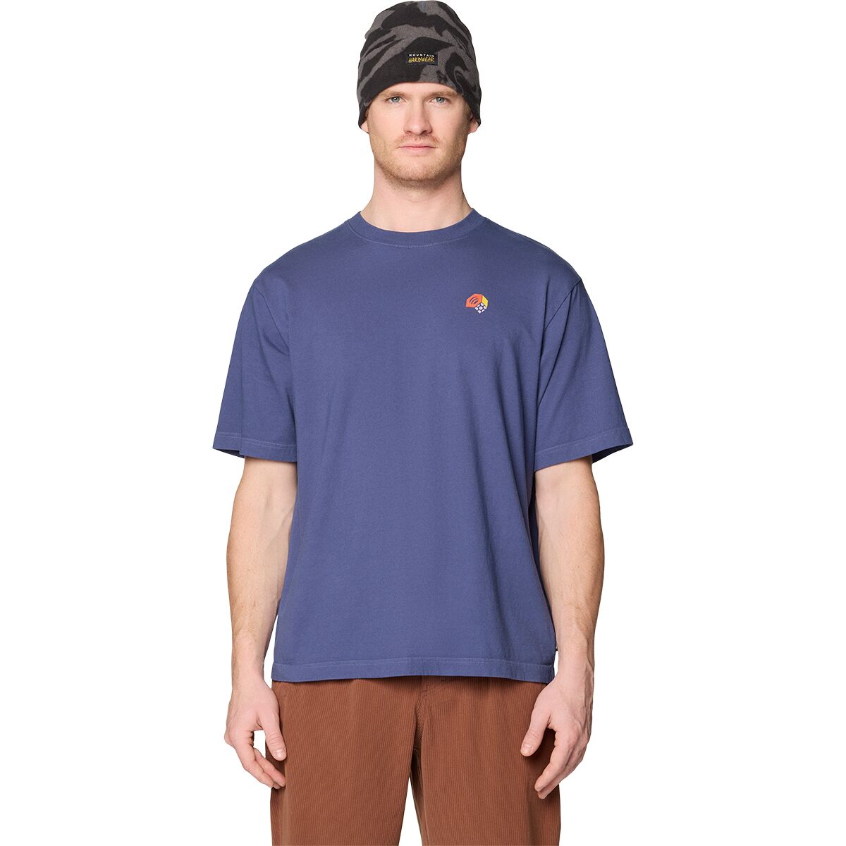 Image of Mountain Hardwear Tri-Color Logo Short-Sleeve T-Shirt - Men's Lapis Dusk, XL